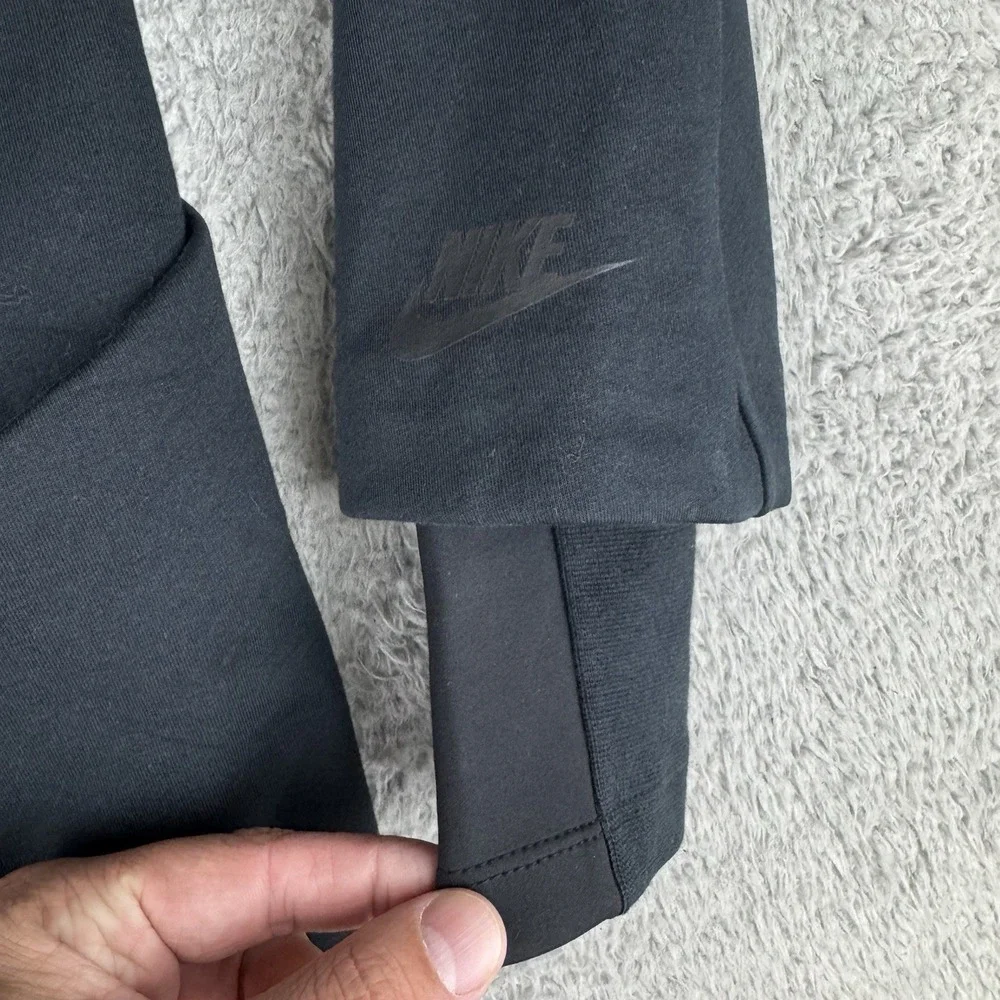 NIKE TECH FLEECE Black Long Water-repellent Wind‎ Proof JACKET 884429 Medium - Picture 10 of 12